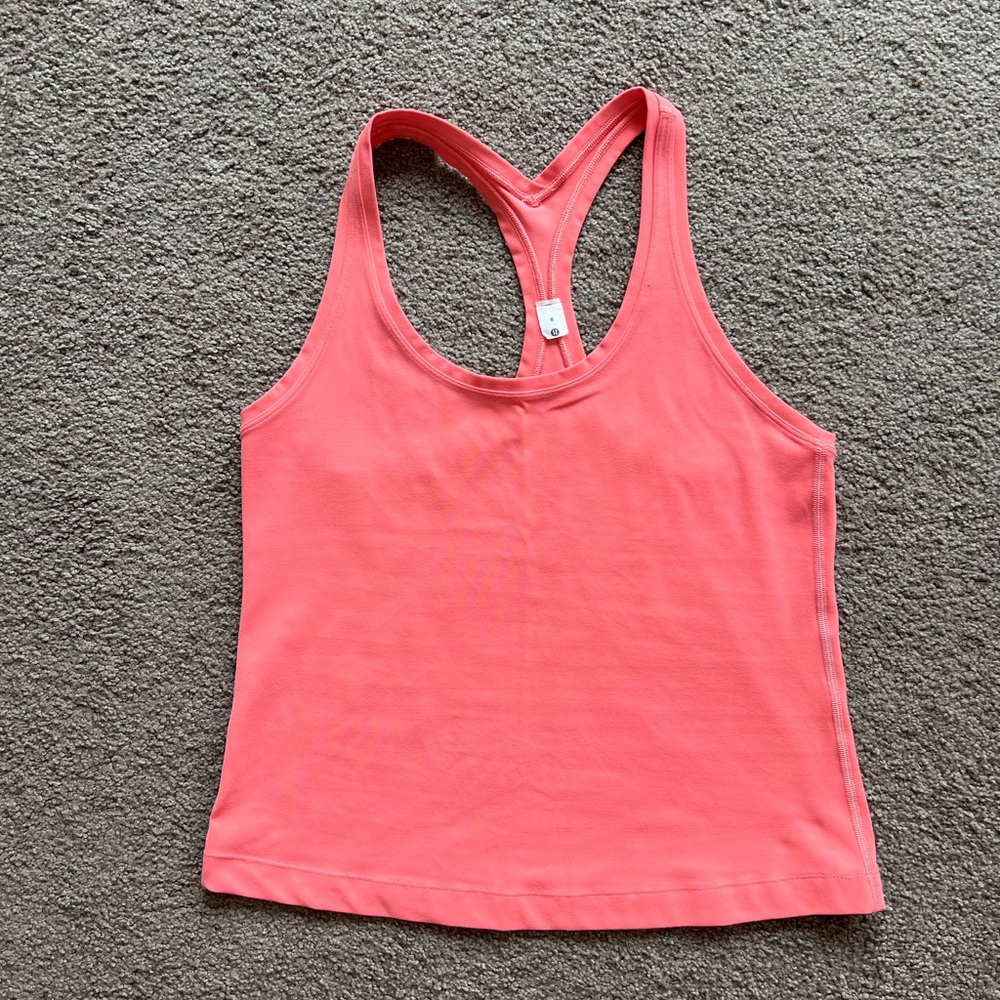 Lululemon Cool Racerback Short Tank Top Nulu size 8